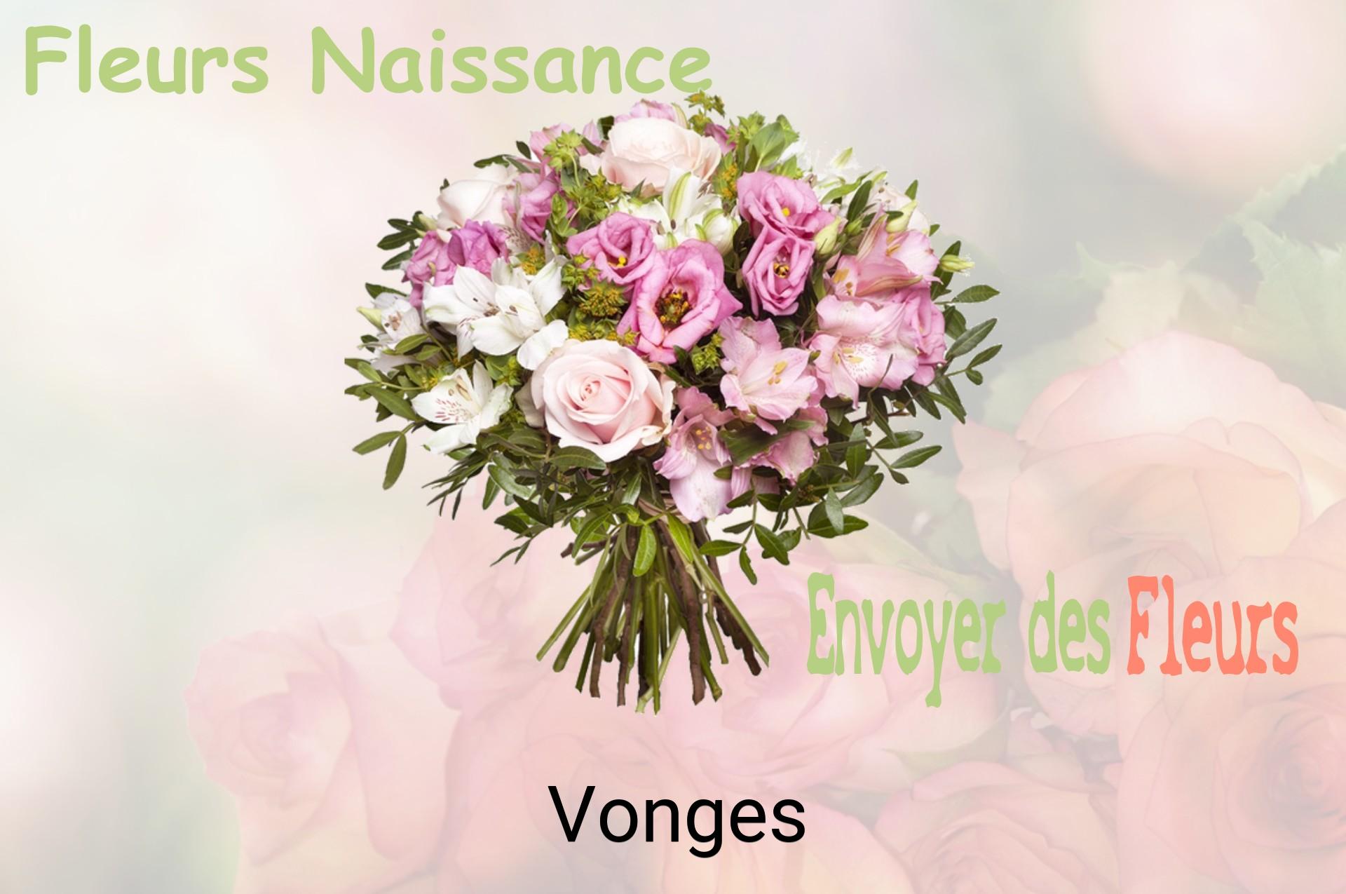 Bouquet de fleurs de naissance livré à Vonges